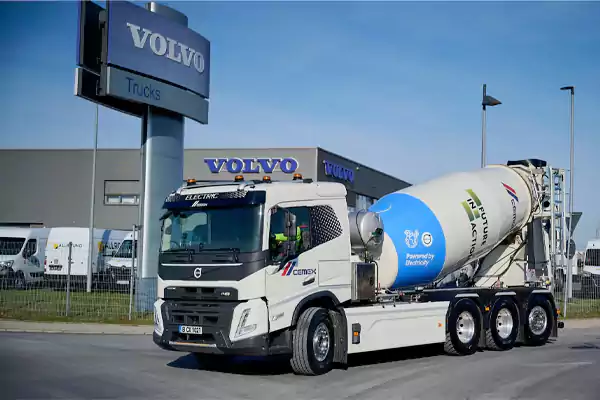 Concrete mixer trucks
