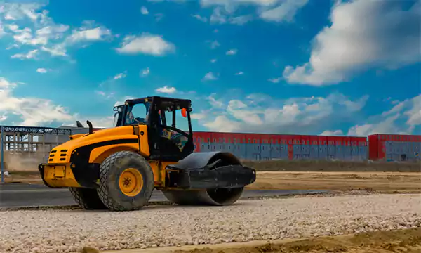 Grader Compactor Combination Machine