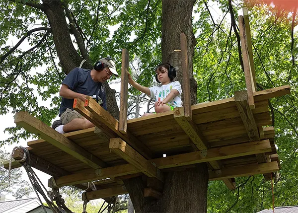 Treehouse building image