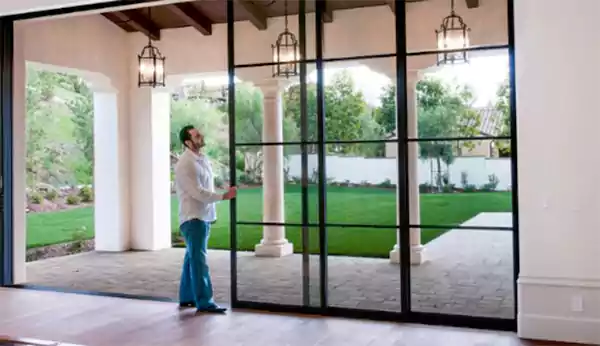 Sliding glass door