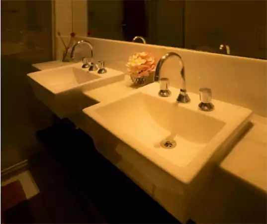 Double Bathroom Sink Design Idea