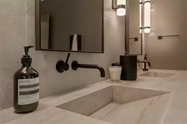 Double Bathroom Sink