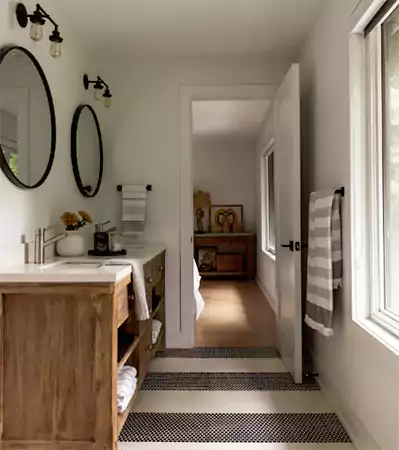 Jack and Jill Bathroom Lateral View