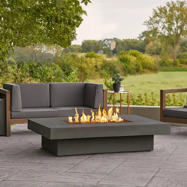 Outdoor fire table