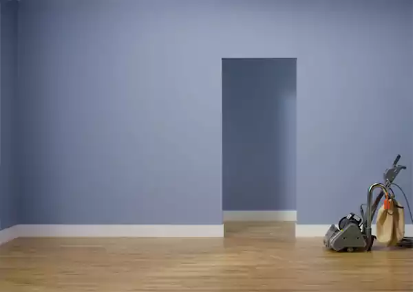 Refinishing the timber floor