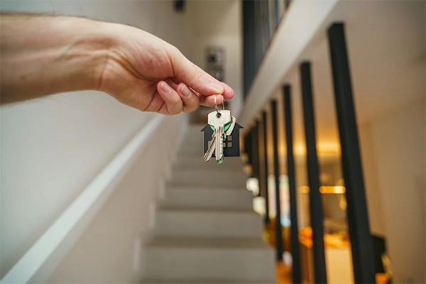 Buying a house and accepting keys