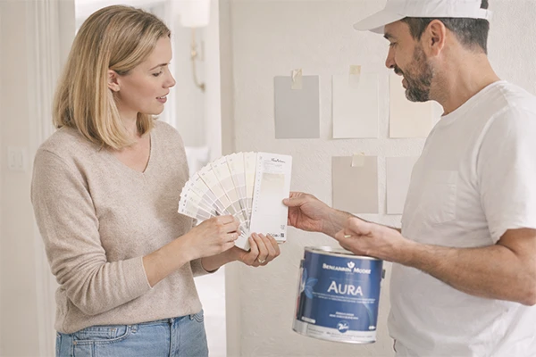 Comparing the Benjamin Moore White Dove with other colors