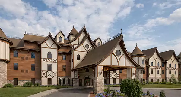 The Front of Dellshire Resort