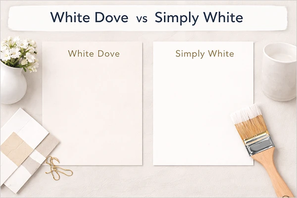 White Dove Vs Simply White