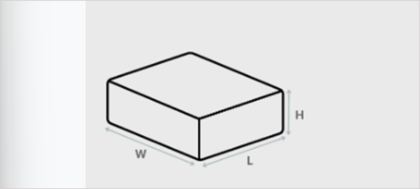 A typical slab shape in residential construction