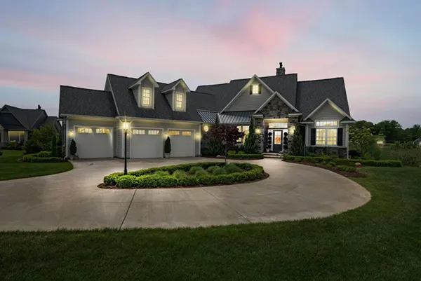 Illuminated House Outdoor