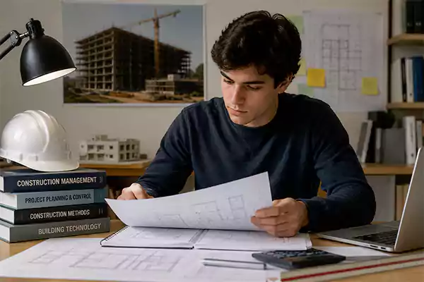 A Student Enrolled in a Construction Management Course