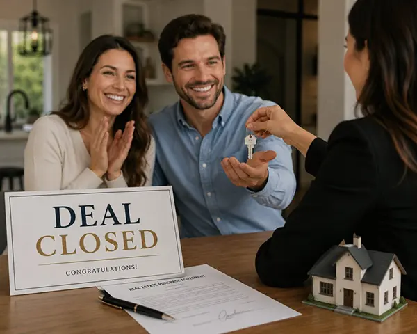 A successfully closed deal   