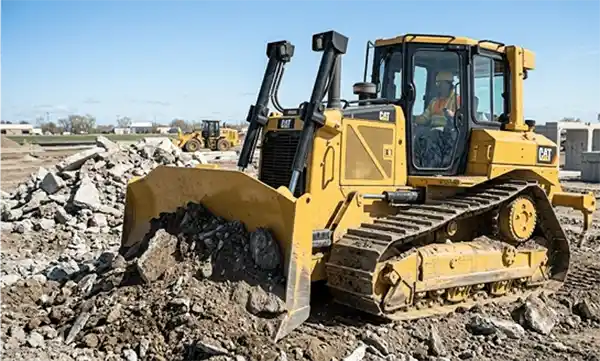 A bulldozer