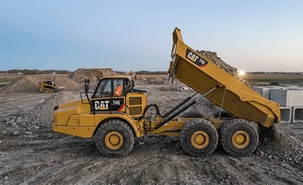 A dump truck