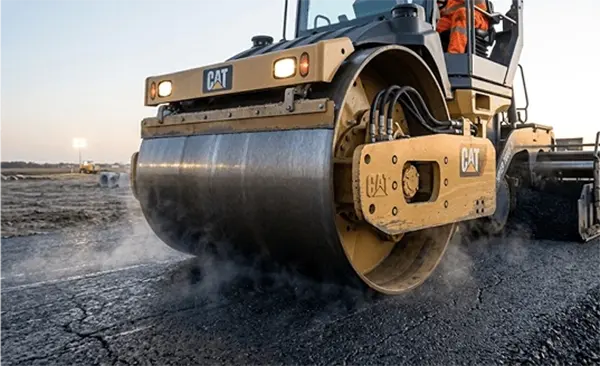A road roller