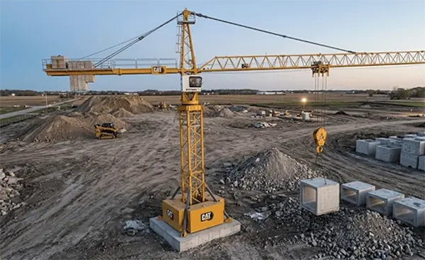 A tower crane