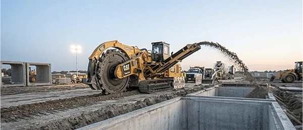 A trencher