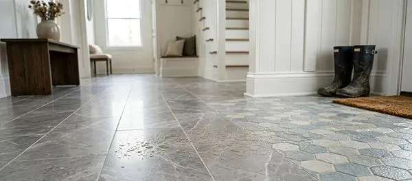 Ceramic and porcelain tile flooring