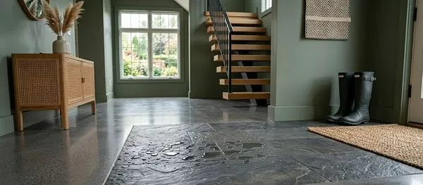 Stone or Sealed Concrete Flooring