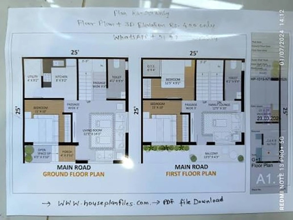 25x25 House Plan: Smart Ideas for a 625 Sq Ft Home
