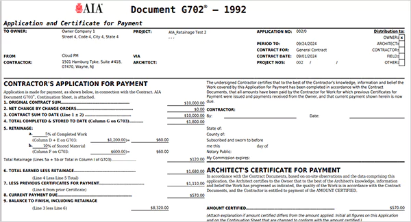 AIA Billing