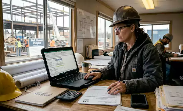 Preparing AIA documents for payments