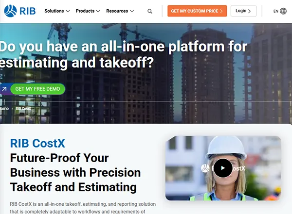 CostX official platform interface