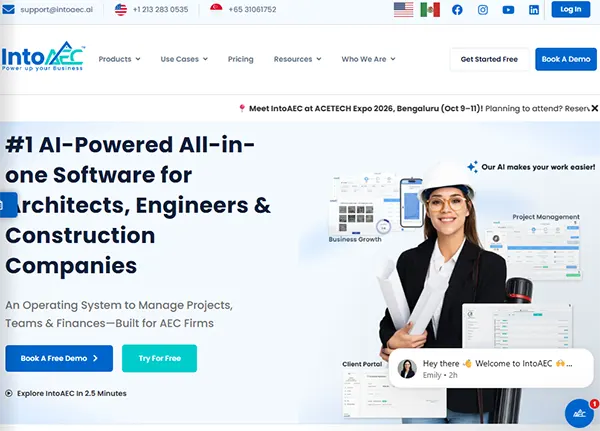 Into AEC official platform interface