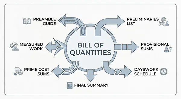 main elements of BOQ