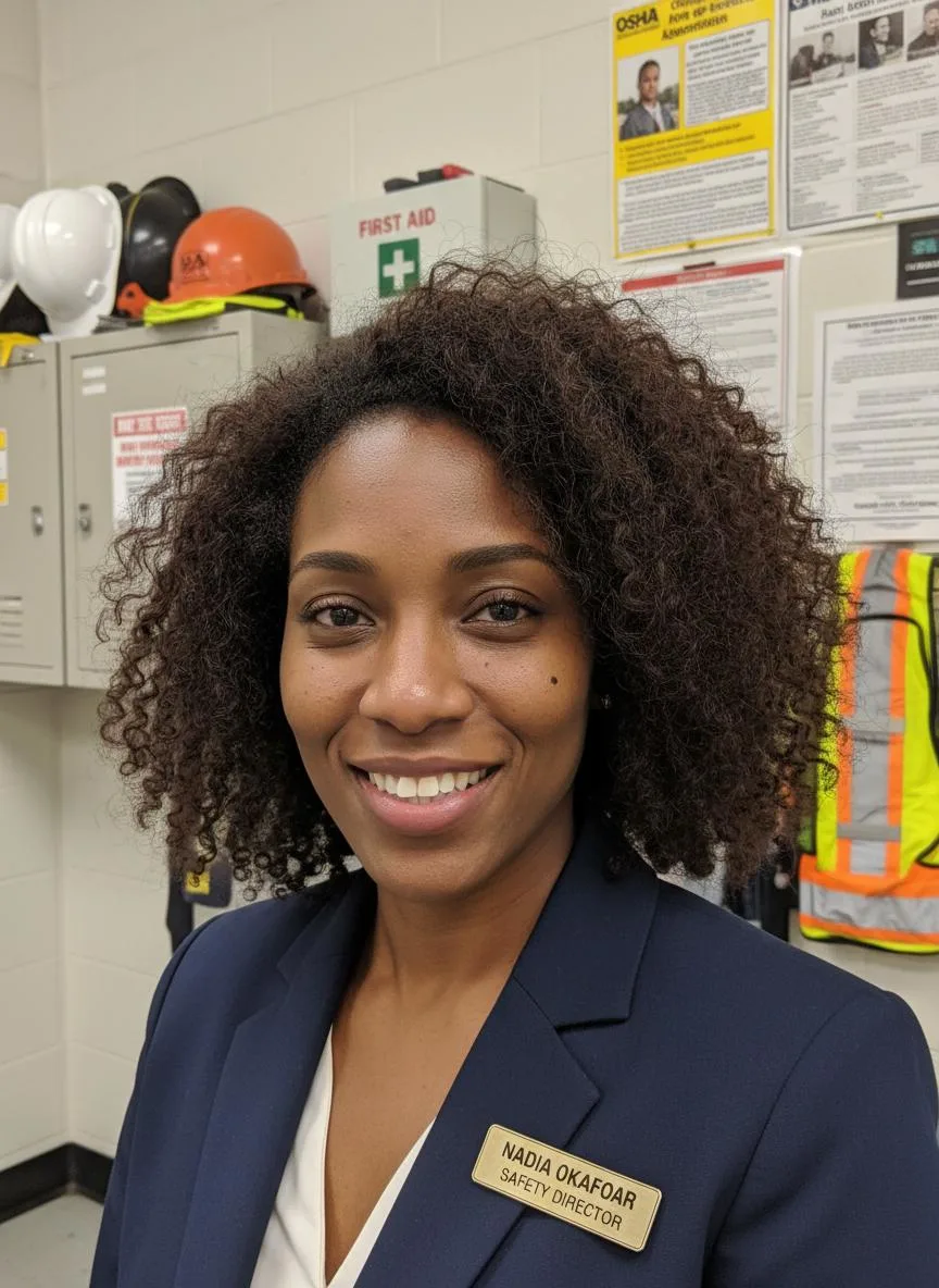 Nadia Okafor - Safety Director at Houseura