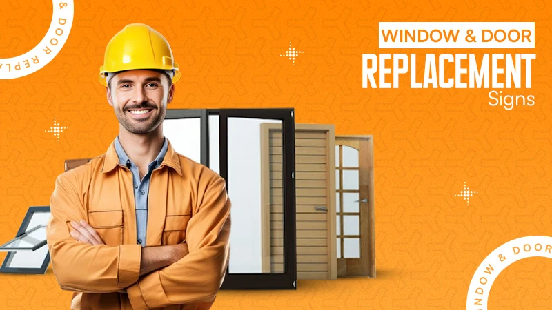 Window & Door Replacement Signs