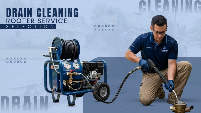 drain cleaning rooter service selection considerations