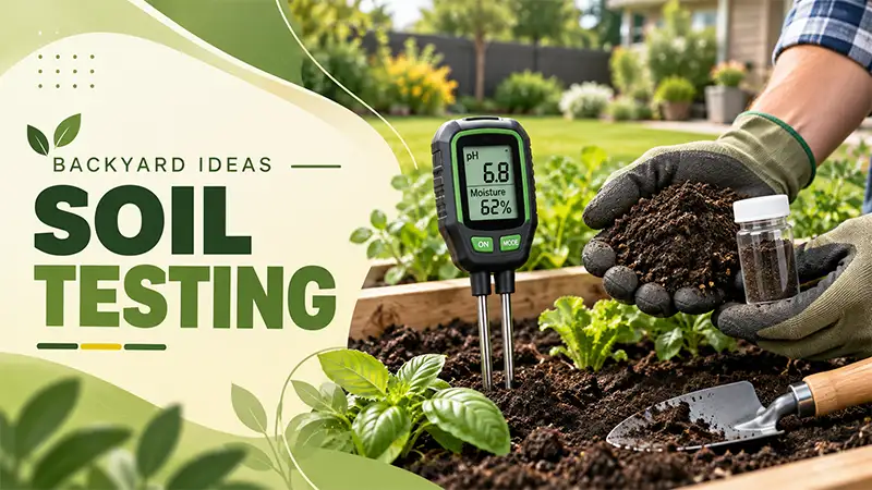 backyard ideas soil testing choices