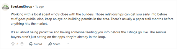 Redditor’s advice