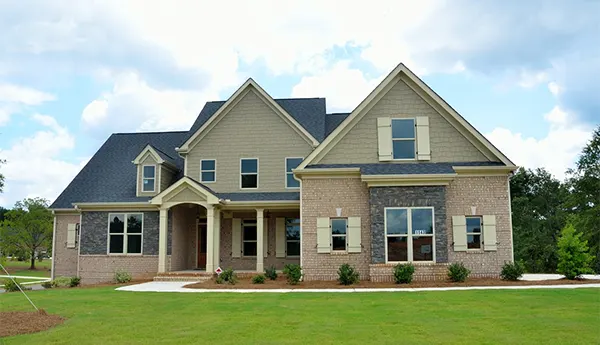 a beautiful home in an open space