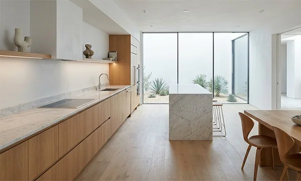 a beautiful minimalist kitchen type
