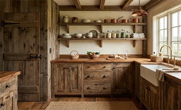a classic rustic kitchen