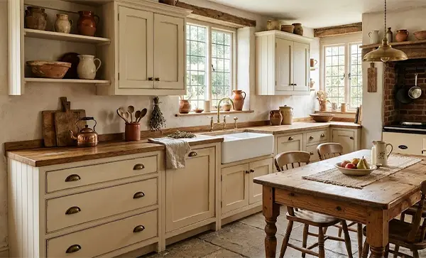 a traditional style kitchen