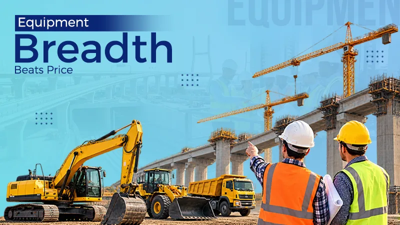 Why Equipment Breadth Beats Price on Large Infrastructure Projects